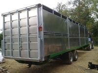 24-36ft Low Ride Height Stock Box Trailer thumbnail